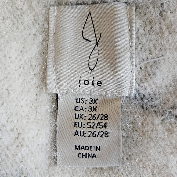 Joie Soft Floral Sweater Plus Size 3X - Picture 5 of 8